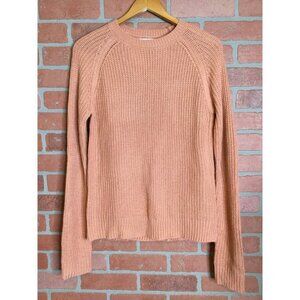 Jack by Bb Dakota Women's Crew Neck Open Back Knit Sweater Top Pullover Size XS